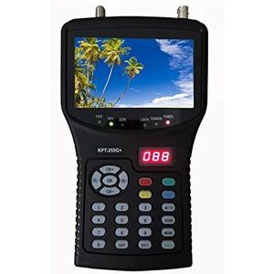 Satellietzoeker, PT-255G+ Plus Kpt-255G Plus Finder HD-test CCTV-camera LCD-achtergrondverlichtingsknop 4,3 inch DVB-S/S2-signaaltest Multifunctionele Digitale Satellietmeter
