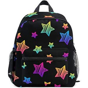 BALII kleurrijke ster peuter rugzak boek tas school rugzak voor meisje jongen kinderen