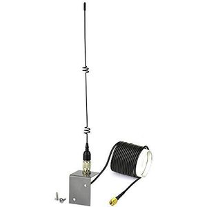 Eightwood Outdoor 4G Antenne Externe Antenne SMA Adapter 5dbi Omnidirectionele RG174 3M Kabel Compatibel voor 2G 3G 4G Router LTE GSM WLAN Bluetooth HSDPA Wifi Draadloze netwerken