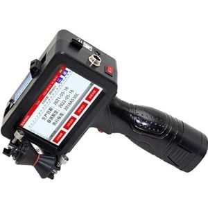 Handheld pijpleiding inkjetprinter stalen buis en kabel productiedatum en batchnummer coderingsmachine Breed printmateriaal(Printer - Black Ink)