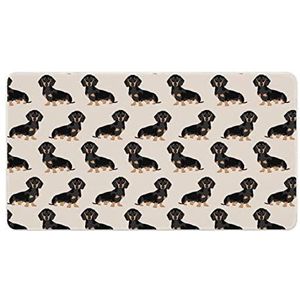 Weiner Hond Huisdier Honden Mode Bureau Muismat Antislip Gaming Muismat Accessoires Decor 40X75cm