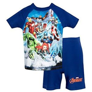 Marvel Jongens Zwemset Avengers Blauw 104