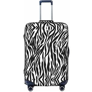 Zebra Print Bagage Cover anti-kras Koffer Protector Past 18-32 Inch Bagage