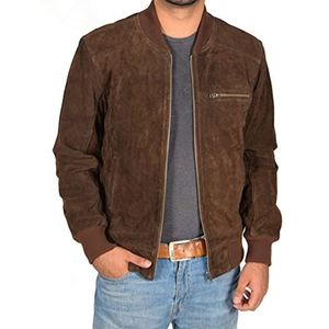 Heren - Suède Bomberjack - Zwart - Wade