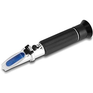 Hand-held Refractometer voor Wijn, 0~80% Draagbare Alcohol-refractometer, Refractometer voor Alcoholmeter, voor Het Maken van Wijn Homebrew-kit, 30 X 40 X 205 Mm