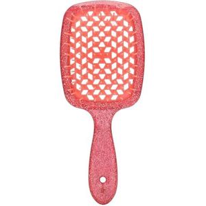 Kam 2 stuks luchtkussen kam verwarde haarkam haarborstel massage antistatische holle natte krullende haarborstels kapper styling tool (kleur 7)