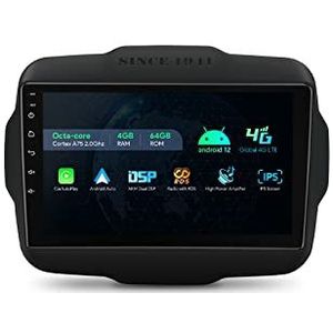 GPS-autoradio's voor Jeep Renegade Android 12 WI-FI 4G Carplay DSP XTRONS IAP92RGJ