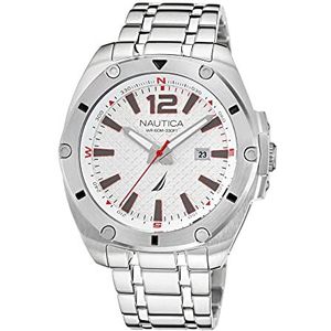 Nautica Fitness Horloge NAPTCS221, Zilver, Armband