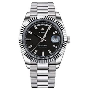 NIADI Sugess Dag Datum S433 Mannen Horloges Automatische Zeemeeuw ST2146 Saffierkristal Waterdichte Luxe Mechanische Horloge, Kleur 3, mode