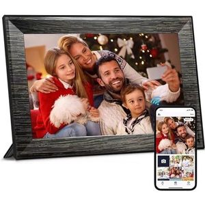 Digitale Fotolijst Videolijst Digitaal WiFi Smart 1280x800 IPS HD Touchscreen Elektronisch Cadeau Geven Huisdecoratie Eenvoudig Delen Momenten