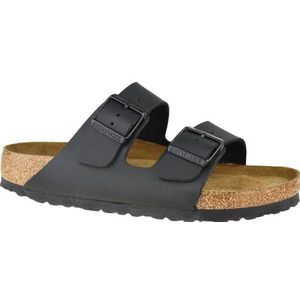 Birkenstock - Arizona - Slippers - Zwart - Imitatieleer