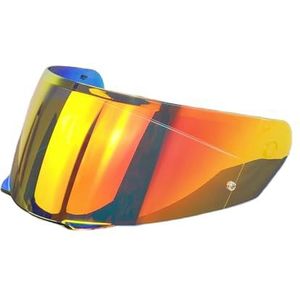 Motorhelm vizier lens, Helmvizier, i90 viziervervangingen HJ-33 Helmschild for HJC i90 Helmen UV-bescherming Winddichte Moto Helmen Onderdelen (Zwart - Alleen for gebruik overdag)(Revo Deep Red-day Us