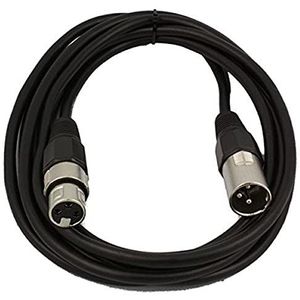 QTX DMX Verlichting kabel 20m, Zwart