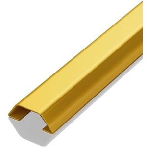 Kabel Trunking Kabel Cover Management, RVS kabelgootafdekking 1M for vloer-plafondhoek, veelkleurig, meerdere maten(Gold,2)