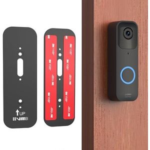 VMEI Blink Deurbel Mount, Zelfklevende Deurhouder voor Blink Video Deurbel, Montage Beugel Zonder Boren voor Blink Deurbel - Zwart Aluminium