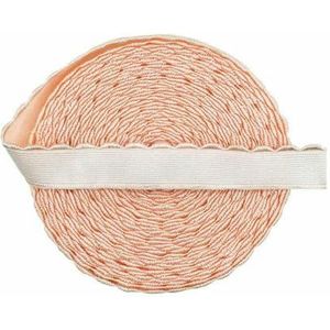 Pluche BH-band Elastische band 3/8 1/2 5/8 10mm 15mm Nylon Schouderband Lingerie Ondergoed Naaiwerk Afwerking 2 5 10 Yard-Bloemblaadjes Perzik-10mm-5 Yards
