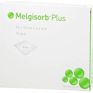 Melgisorb Plus Alginaat verband 10x10 cm Steriel