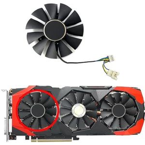 Voor ASUS voor GeForce GTX960 4GB voor STORM grafische kaart vervangende ventilator FD7010H12S(Left fan)