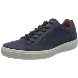 ECCO Soft 7 Sneakers voor heren, Blauw Night Sky, 40 EU