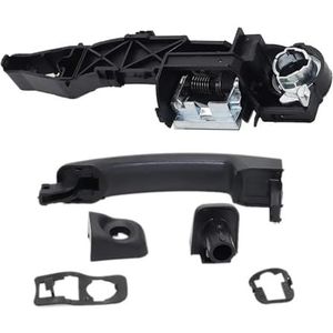 VFEBTSD Deurgreep for buitenzijde auto compatibel met Vauxhall Movano MK2 compatibel met Renault Master MK3 2010-ON(1 set)