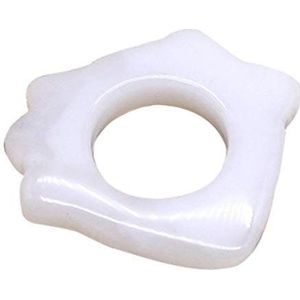 Gua Sha Tool Jade Stone Guasha Board Ring Vorm Schrapen Massage Gereedschap Behandeling voor Body Neck Eye Facial Skincare Afslanken: