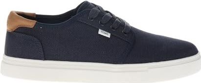 TOMS Heren Carlo 2.0 Sneaker, Navy Legacy Canvas, 11 UK