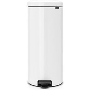 Brabantia NewIcon Prullenbak, Kunststof Binnenemmer, White, 30 Liter
