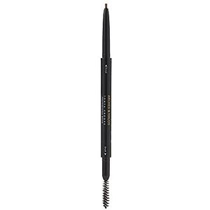Arches & Halos Micro Defining Brow Pencil - Get Fuller, More Defined Brows - Long-Lasting, Smudge Proof, Rich Color - Dual Ended Pencil with Brush - Vegan and Cruelty Free - Warm Brown - 0.003 oz