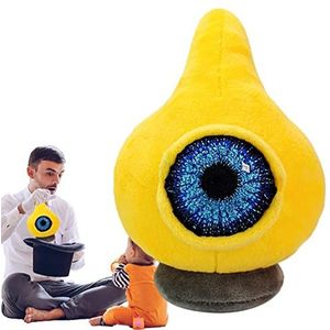 FOUNCY Pluche oogbolpopspeelgoed,Gevulde oogbolpluche | Spookachtig oogbolpopspeelgoed | 6,7 inch oogbol knuffel zacht gevulde knuffelkussenpop, knuffelkussendecor voor kinderspeelgoed