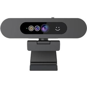 1080P Webcam Windows Hello Herkenning Login PC Camera, met microfoon, streaming webcam for TikTok/YouTube(2K webcam)