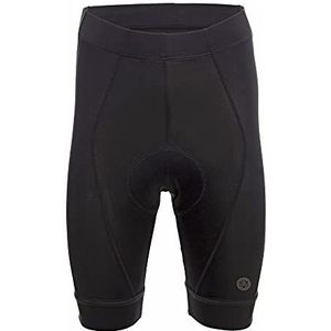 AGU Fietsbroek II Essential Heren, Fiets Short voor Mannen, Met Elastische Band, Flatlock Naden, Fietsbroek met Zeem Green 95, Gerecycled Polyester - Zwart - XL