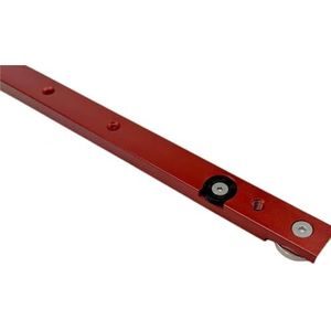 T-track verstekbalkgeleider, aluminium verstekbalk, mal- en bevestigingsbalkgeleider, tafelzaagmeetstang, T-sleuf verstekbalkgeleider(Red,300mm)