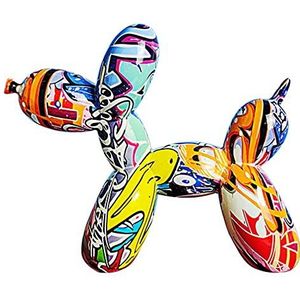Schilderij Graffiti Ballon Hond Sculpturen Hars Ambachten Dierenbeelden Home Decor Collectible Beeldjes C