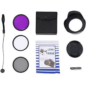 67 MM Photo Professional Photography lensfilterkit, draagbaar FLD-filter + UV-filter + CPL-filter, accessoireset voor optische glazen lenzen van Professional Coatings met filterzak + andere