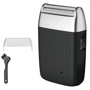 Elektrisch scheerapparaat， Foliescheerapparaten for mannen Oplaadbare elektrische draadloze scheerapparaten for mannen Draagbaar zakformaat(Black)