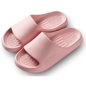 Dames sandaal Slippers Vrouwelijke Zomer Zachte Bodem Badkamer Indoor Home Home Dikke Bodem Paar Ouder-kind Sandalen Outdoor Vrouwen schoenen(Pink,44-45)