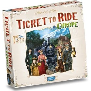 Ticket to Ride Europe 15th Anniversary - Speciale Editie - Reis door Europa - Voor de hele Familie - Nederlandstalig