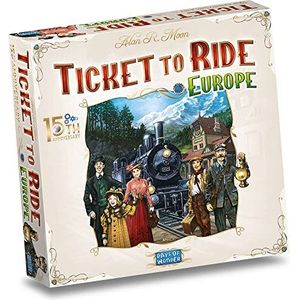 Ticket to Ride Europe 15th Anniversary - Speciale Editie - Reis door Europa - Voor de hele Familie - Nederlandstalig