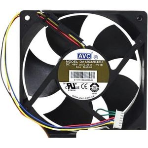 12032 12cm 48V ventilator voor AVC DA12032B48U 120x120x32mm 0.35A Dual Ball 4600RPM 133CFM industriële koelventilator