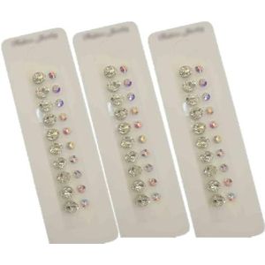 HAJHI Oorzaden Voor Gewichtsverlies Modieus Decoratie Oor Acupunctuur Voor Ontspanning Ear Seeds Balans Gezondheid Draagbaar Reflexologie(60pcs)