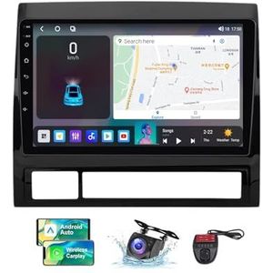 9 Inch Touchscreen 2 DIN Autoradio Compatibel met Toyota Tacoma 2 N200 Hilux 2005-2015 met Stuurbediening FM RDS DAB+ Autoradio WiFi 4G Draadloze Carplay Android Auto Bluetooth DSP(NF-7)