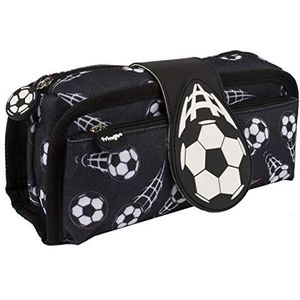 Fringoo - Siliconen Patch Etui - Voetbal - Zwart - Voor Jongens