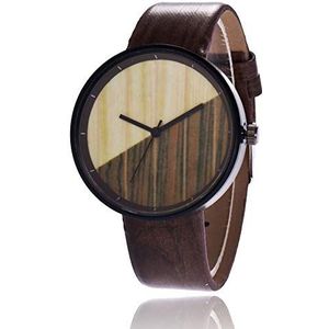 Uitstekende houten Bambos korrel creatieve persoonlijkheid Analog Wrist Watch Analoge horloges Vrouwen Dimands Rhinestone Analoge horloges Gifts for Women (Size : SP100-3)