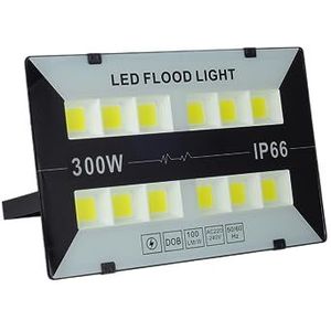 LED-schijnwerpers buiten, LED-schijnwerper 50W 100W 200W 300W Luces Buitenverlichting LED Spotlight LED-straatlantaarn IP66 Waterdichte Wandlamp(Size:300W)