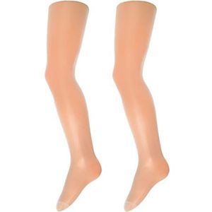 Ewers - 2-pack - Maillot - Parel - Glanzend - Fijne Panty voor Meisjes