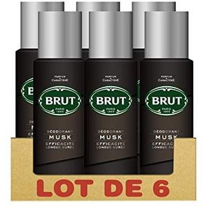 Brut Heren-deodorant, spray 200 ml, verpakking van 6