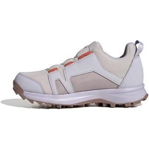 adidas Uniseks-Kind Terrex Agravic BOA Trail Running Shoes, putty mauve/warm clay/pure ruby, 36 2/3 EU