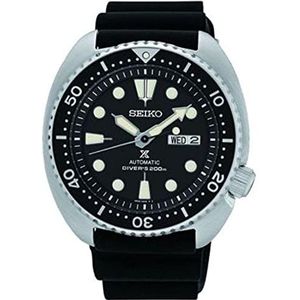 Horloge Seiko Prospex Automatisch Diver's 200m Staal Siliconen SRPE93K1