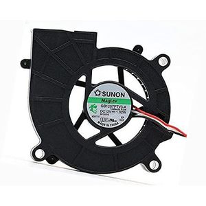 Original GB1207PTV3-A 12V 1.02W 7025 7CM 3-wire speed measurement projector cooling fan