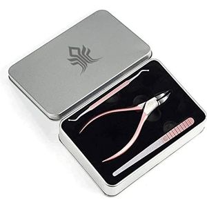 Nagelknipper Set Ma Pedicure Set, Nagelknipper Set, Medische Grade RVS Grooming Kit met Travel Case Gift Box Scherpe teennagel en Vingernagel Clippers